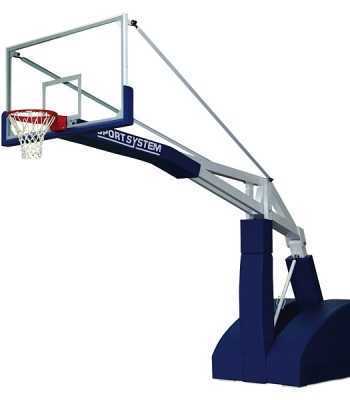 NBA TİP BASKETBOL POTASI PORTATİF KATLANMAZ 15MM CAM PANYALI 105X180CM HİDROLİK ÇEMBERLİ 245 PROJEKSİYONLU