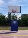 BASKETBOL POTASI DÖRT DİREKLİ TEKERLEKLİ FİBER POLİÜRETAN PANYALI 105X180CM